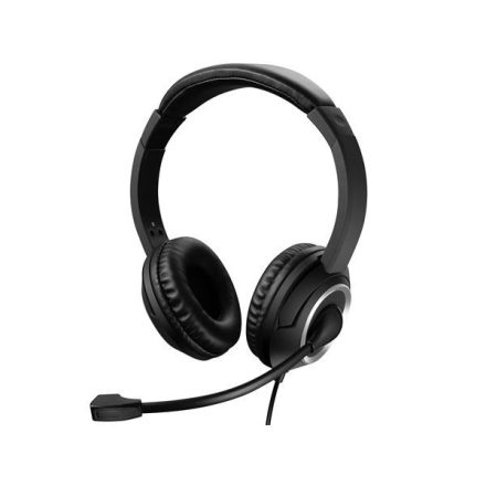 Sandberg MiniJack Chat Headset  fejhallhgató fekete (126-15)