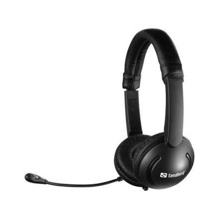 Sandberg MiniJack Chat Headset Saver fejhallgató fekete (326-15)