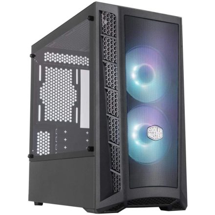 Cooler Master MasterBox MB311L ARGB táp nélküli ablakos Micro ATX ház ARGB vezérlővel (MCB-B311L-KGNN-S02)