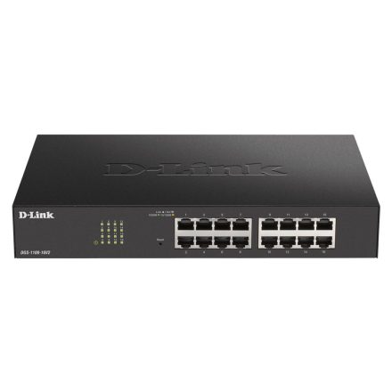 D-Link DGS-1100-16V2 10/100/1000Mbps 16 portos smart switch