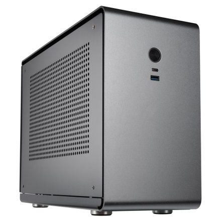 Kolink Rocket v2 táp nélküli Mini-ITX ház titánszürke