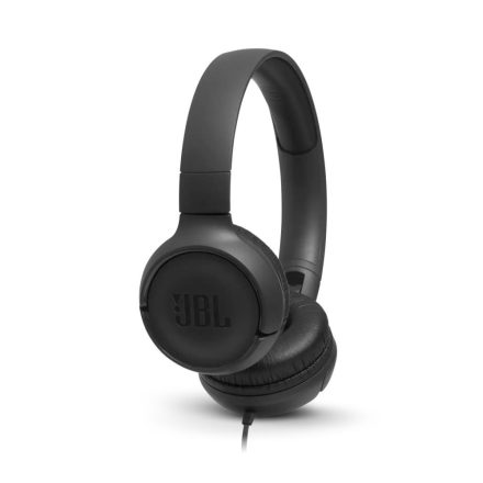 JBL Tune 500 fejhallgató fekete (JBLT500BLK)