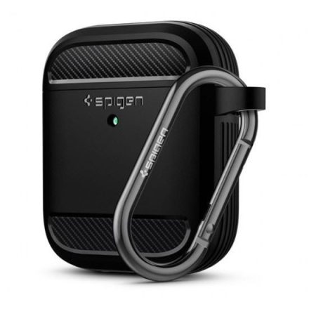 Spigen Rugged Armor Apple AirPods tok fekete (ASD01117)