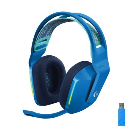 Logitech G733 vezeték nélküli gamer headset kék (981-000943)