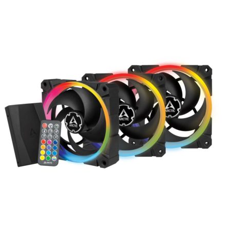 Arctic BioniX P120 A-RGB ház hűtő ventilátor 12cm, 3db + vezérlő (ACFAN00156A)