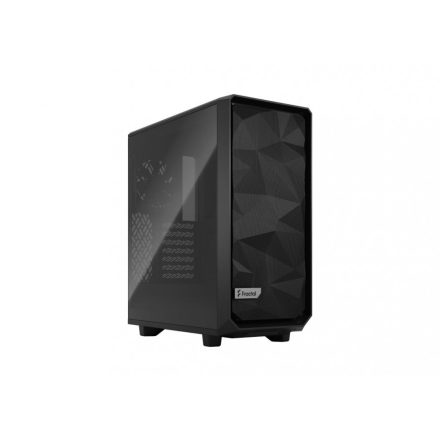 Fractal Design Meshify 2 Compact Black TG Light Tint táp nélküli ablakos ház fekete (FD-C-MES2C-03)