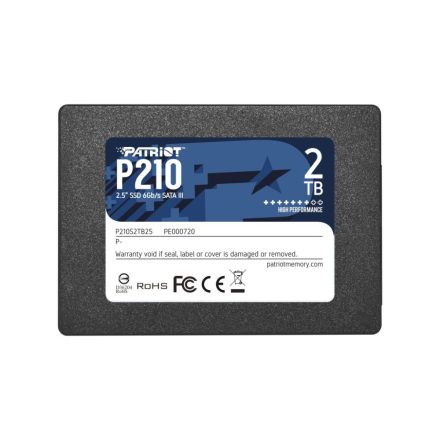 2TB Patriot 2,5" P210 SSD meghajtó (P210S2TB25)