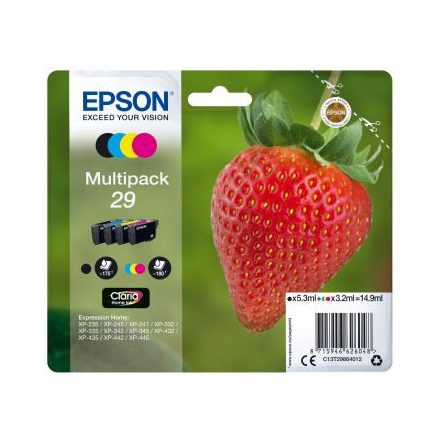 Epson 29 Claria tintakészlet négyszínű (C13T29864012)