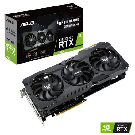 ASUS GeForce RTX 3060 12GB TUF Gaming OC Edition LHR videokártya (TUF-RTX3060-O12G-V2-GAMING)