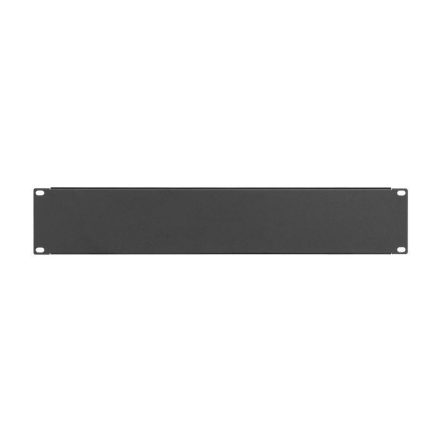 Stalflex rack szekrény takaró panel 2U 19" fekete (RP19-2U-B)