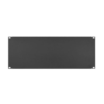 Stalflex rack szekrény takaró panel 4U 19" fekete (RP19-4U-B)