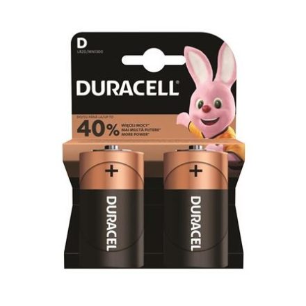 Duracell BSC Góliát (D) elem (2db) (4084500287150)