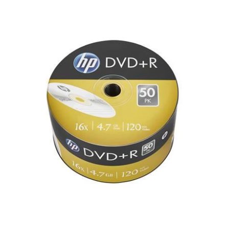 HP DVD+R 4.7GB 16x DVD lemez zsugor 50db/zsugor (DVDH+16Z50)