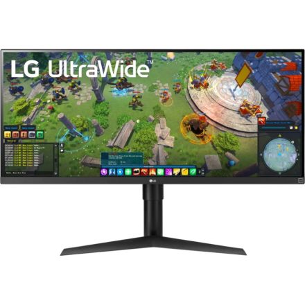 34" LG 34WP65G-B LCD monitor fekete-piros