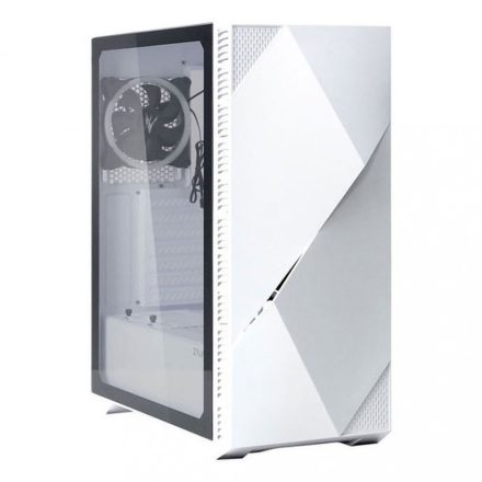 Zalman Z3 Iceberg_White táp nélküli ablakos ház fehér