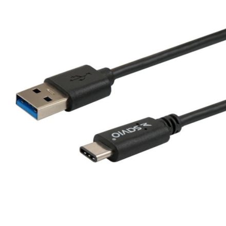Savio CL-101 USB-A - USB-C kábel 1m