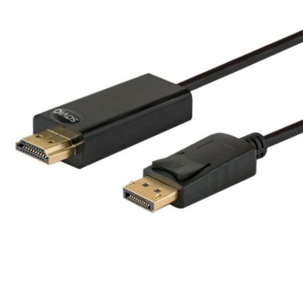 Savio CL-56 Displayport apa - HDMI apa kábel 1.5m