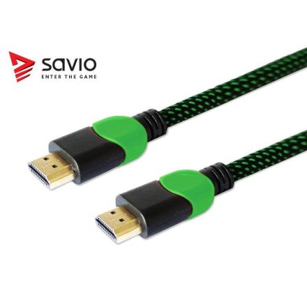 Savio GCL-03 HDMI kábel 1.8m, zöld (XBOX)