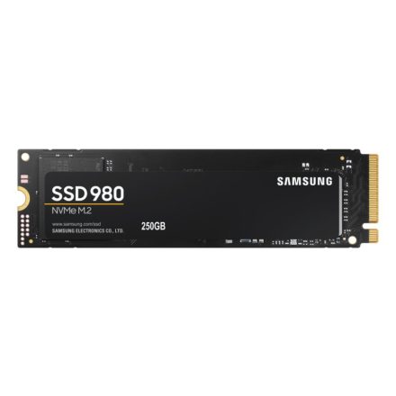 250GB Samsung 980 M.2 SSD meghajtó (MZ-V8V250BW) 3 év garanciával!