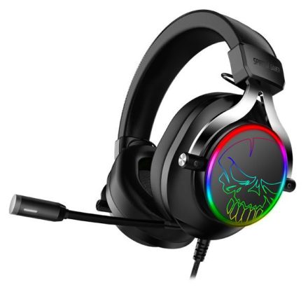 Spirit of Gamer XPERT-H100 7.1 USB Mikrofonos fejhallgató fekete-piros (MIC-XH600)