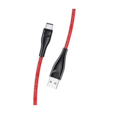 Usams SJ392USB02 USB-C töltő és adat kábel piros (1323994)