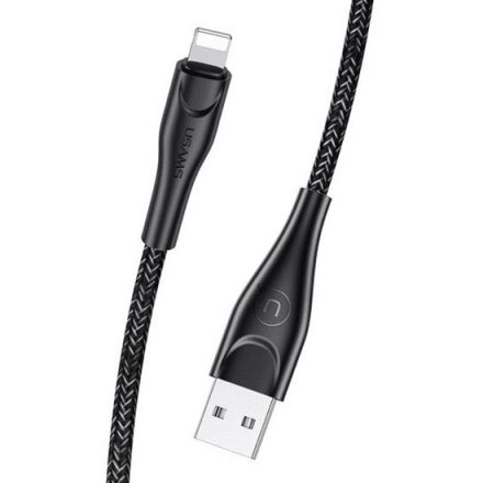 Usams SJ394USB01 Lightning adat és töltő kábel fekete (1324421)