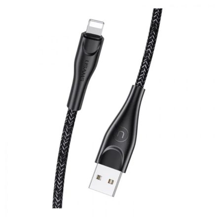 Usams SJ397USB01 Lightning adat és töltő kábel 3m, fekete (1324003)