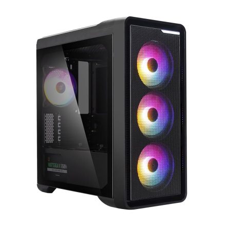 Zalman M3 PLUS RGB táp nélküli ablakos mATX ház fekete