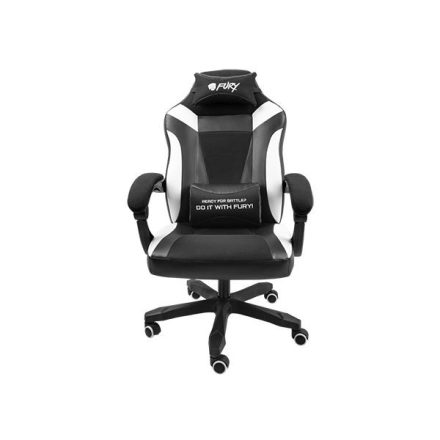 Fury Avenger M+ gaming szék fekete-fehér (NFF-1710)
