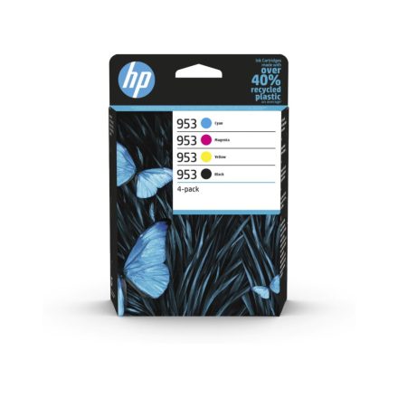 HP 953 tintapatron csomag fekete/cián/magenta/sárga (6ZC69AE)