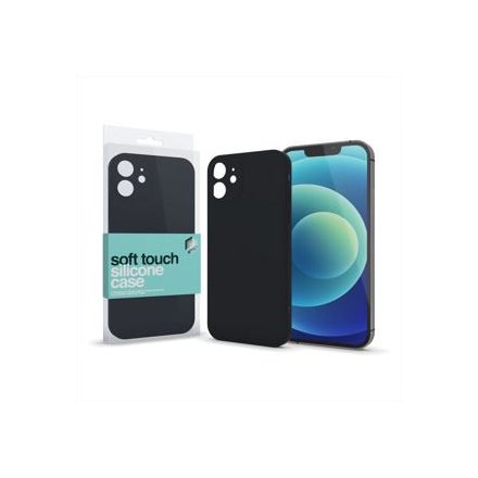 Xpro Soft Touch Silicone Case Slim Apple Iphone 12 Mini készülékhez Fekete