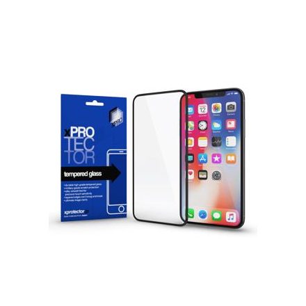 Xpro Xiaomi Redmi Note 10 / Redmi Note 10s készülékhez tempered Glass 0.33 Full 3D Black (FG) kijelzővédő üveg