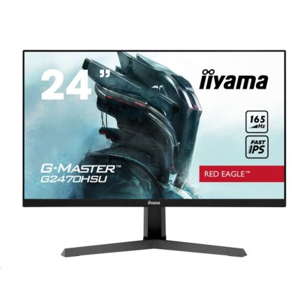 24" iiyama G-Master Red Eagle G2470HSU-B1 LCD monitor fekete