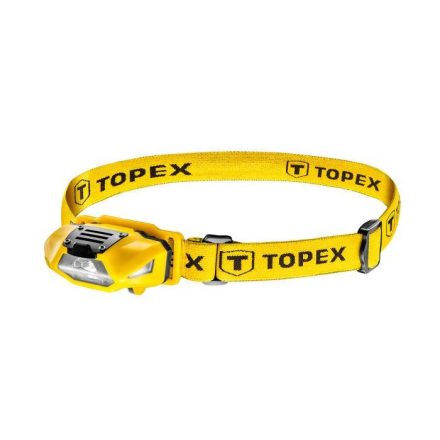 Topex Fejlámpa LED 70lum fehér+piros 1xAA (94W390)