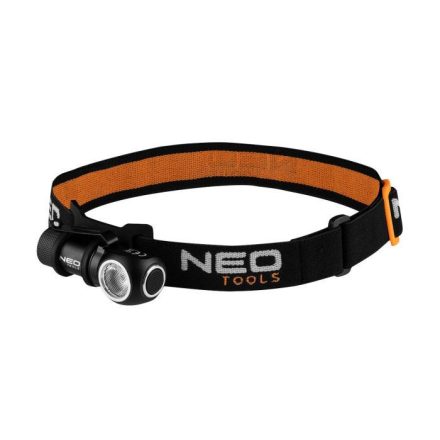 Neo Tools 99-027 Fejlámpa+zseblámpa 2az1-ben tölthető 600lm USB magnetic charging CREE XPG3 LED 6W