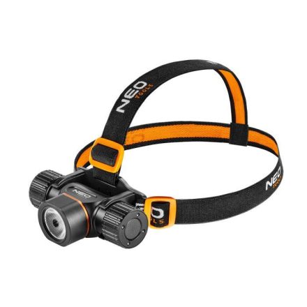 Neo Tools 99-029 Fejlámpa+zseblámpa 2az1-ben tölthető USB 2000lm CREE XHP50.2 LED 20W