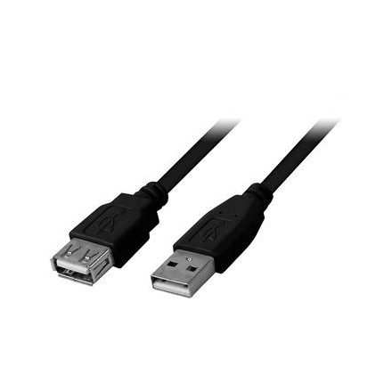 Goobay USB A M/F adatkábel hosszabbító 0.3m, szürke (68621)