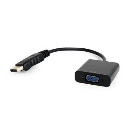 Gembird Displayport -> VGA M/F adapter 0.2m fekete (AB-DPM-VGAF-02)