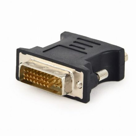 Gembird DVI-A -> VGA M/F adapter fekete (A-DVI-VGA-BK)