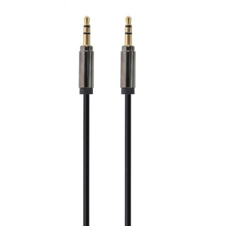 Gembird Jack stereo 3,5mm M/M audio kábel 0.75m fekete (CCAP-444-0.75M)