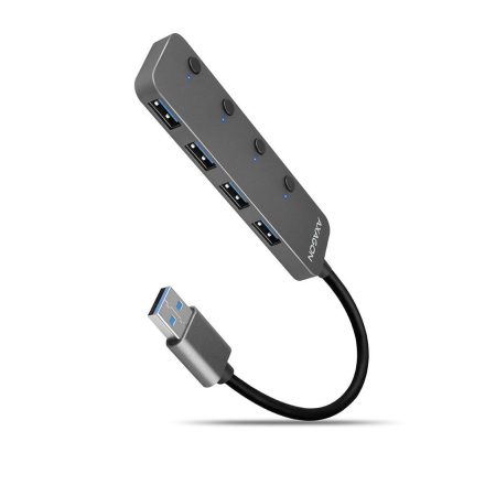 Axagon 4 portos USB3.0 switch HUB (HUE-MSA)