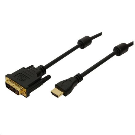 Logilink CH0004 HDMI-DVI kábel 2m fekete