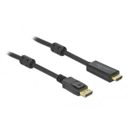 Delock DL85955 Displayport apa -> HDMI apa aktív kábel 1m