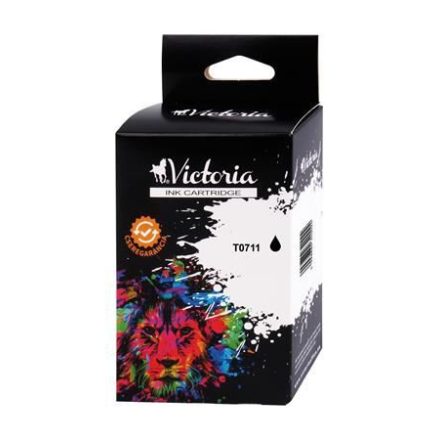 Victoria T07114011 tintapatron fekete 7,4ml (TJV484)