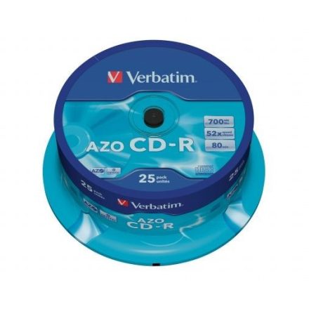 Verbatim 80'/700MB 52x CD lemez 25db/henger