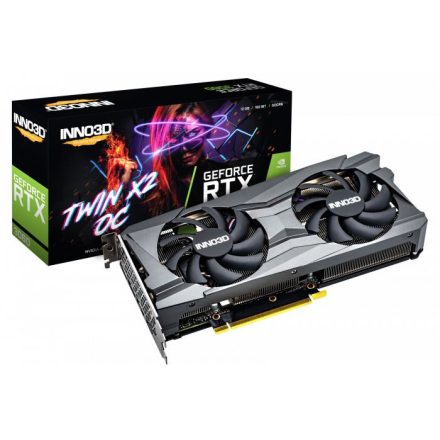 Inno3D GeForce RTX 3060 12GB Twin X2 OC videokártya (N30602-12D6X-11902120H)