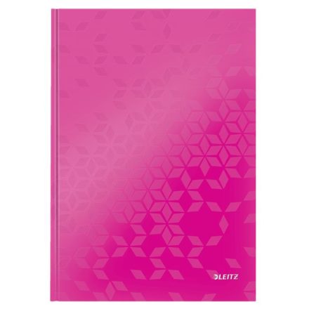 Leitz WOW beírókönyv A4 vonalas, rózsaszín (46251023)