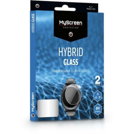 MyScreen Samsung Galaxy Watch3 (41 mm) rugalmas üveg képernyővédő fólia - Protector Hybrid Glass - 2 db/csomag - transparent (LA-1882)