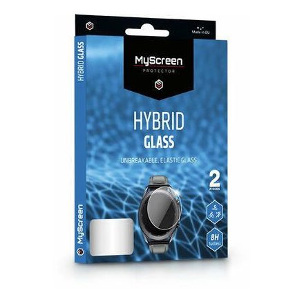 MyScreen Samsung Galaxy Watch (42 mm) rugalmas üveg képernyővédő fólia - Protector Hybrid Glass - 2 db/csomag - transparent (LA-1869)