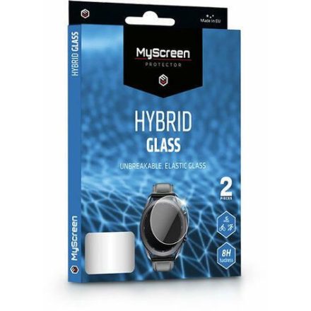 MyScreen Samsung Galaxy Watch3 (45 mm) rugalmas üveg képernyővédő fólia -Protector Hybrid Glass - 2 db/csomag - transparent (LA-1881)